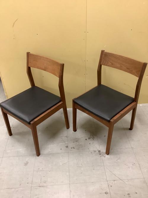 MasterWal (マスターウォール) ダイニング4点セット ナチュラル×ブラック 97 ワイルドウッド