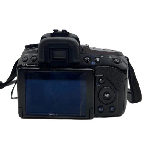SONY (ソニー) デジタル一眼レフカメラ キズ・ヨゴレ有 DSLR-A550 1420万画素 APS-C 23.4mm×15.6mm CMOS 専用電池 SDHCカード対応 ISO200～12800 -