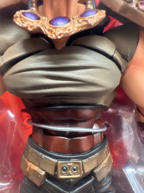 海洋堂 (カイヨウドウ) フィギュア 北斗の拳200X 箱ややスレ・ダメージ有 北斗神拳 北斗四兄弟 長兄 羅王&黒王号 世紀末覇者拳王とその愛馬