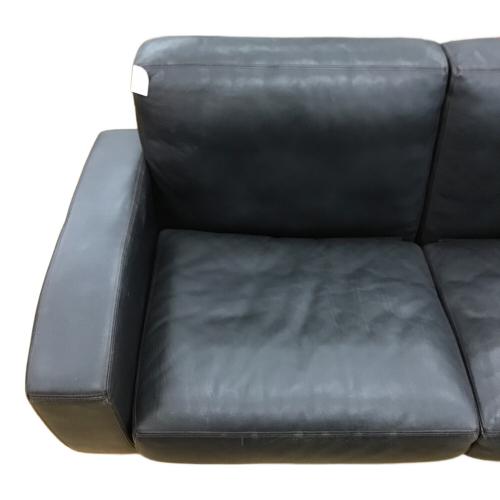 2人掛けソファー ブラック