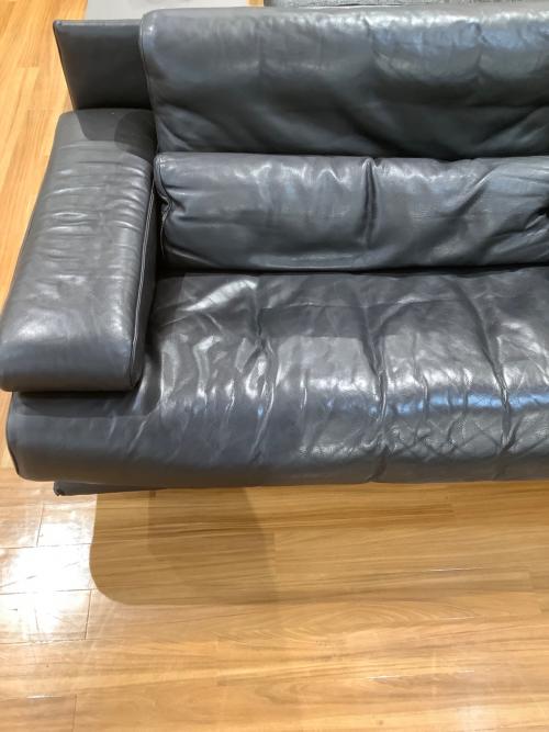 ROLFBENZ (ロルフベンツ) 3人掛けソファー グレー 248 ロングソファ 6500 総革