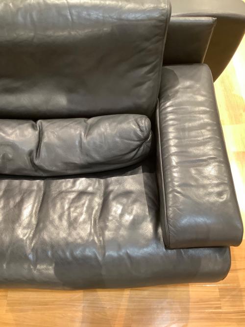 ROLFBENZ (ロルフベンツ) 3人掛けソファー グレー 248 ロングソファ 6500 総革