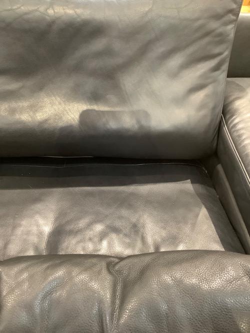 ROLFBENZ (ロルフベンツ) 3人掛けソファー グレー 248 ロングソファ 6500 総革