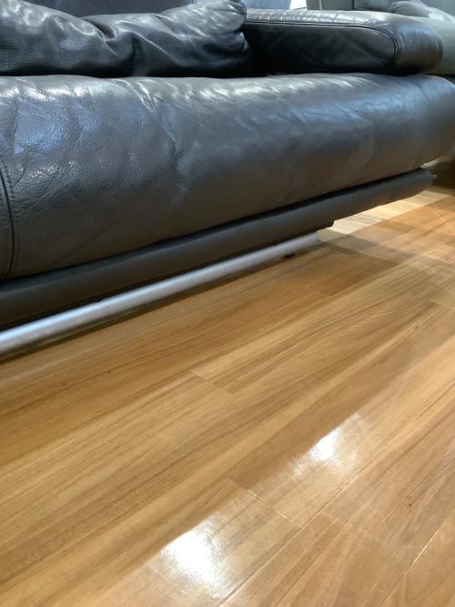 ROLFBENZ (ロルフベンツ) 3人掛けソファー グレー 248 ロングソファ 6500 総革