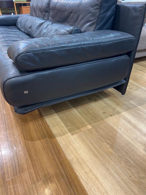 ROLFBENZ (ロルフベンツ) 3人掛けソファー グレー 248 ロングソファ 6500 総革