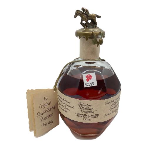 blantons バーボン 競馬 750ml シングルバレル 未開封