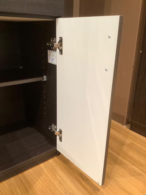 ニトリ 食器棚 ブラウン 幅58 高180 奥40 2枚扉 1段引き出し コパン60