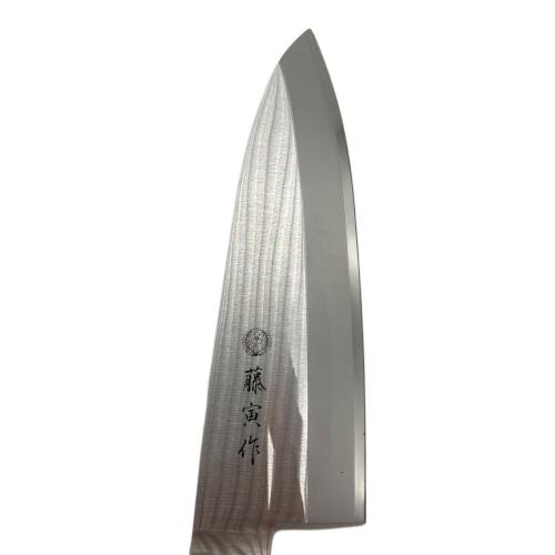 藤寅 包丁 ※保管時ヨゴレ有 出刃180mm