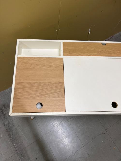 BoConcept (ボーコンセプト) デスク ホワイト×ナチュラル 82 収納付き CUPERTINO