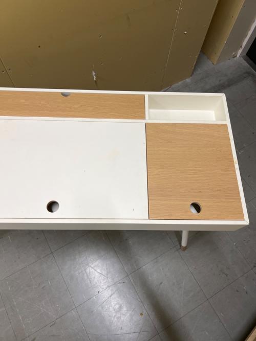 BoConcept (ボーコンセプト) デスク ホワイト×ナチュラル 82 収納付き CUPERTINO