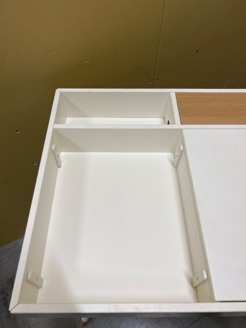 BoConcept (ボーコンセプト) デスク ホワイト×ナチュラル 82 収納付き CUPERTINO