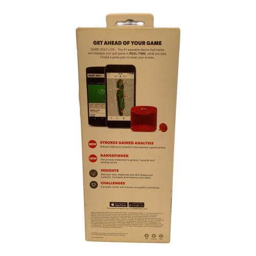 GAME GOLF ゴルフGPSナビ レッド GAME GOLF LIVE GPS SHOT S