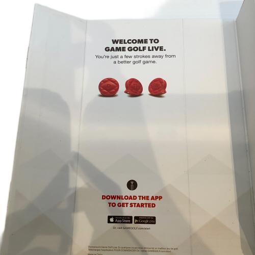 GAME GOLF ゴルフGPSナビ レッド GAME GOLF LIVE GPS SHOT S