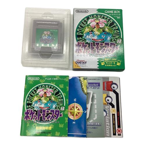 ゲームボーイソフト ポケットモンスター赤緑セット ゲームボーイ用