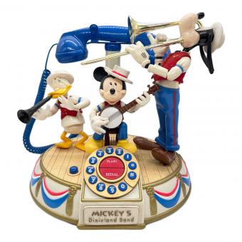 DISNEY (ディズニー) レトロホビー ※年数経過の為、保証無し ミッキー ディキシー バンド 電話機 動作確認済み