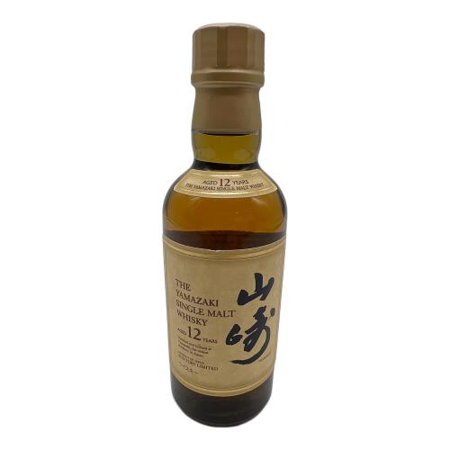 山﨑 (ヤマザキ) ジャパニーズウィスキー 180ml 山﨑12年 12年 未開封