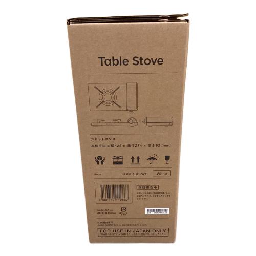 BALMUDA (バルミューダ) カセットコンロ KGS01JP-WH 2024年製 PSLPGマーク有