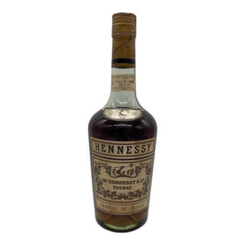 HENNESSY (ヘネシー) コニャック 沈殿有 700ml スリースター 特級 未開封