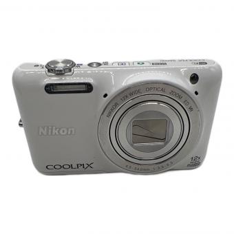 Nikon (ニコン) コンパクトデジタルカメラ ホワイト COOLPIX S6600 1679万画素(総画素) 1/2.3型CMOS (裏面照射型) 専用電池 SDカード対応 24031040