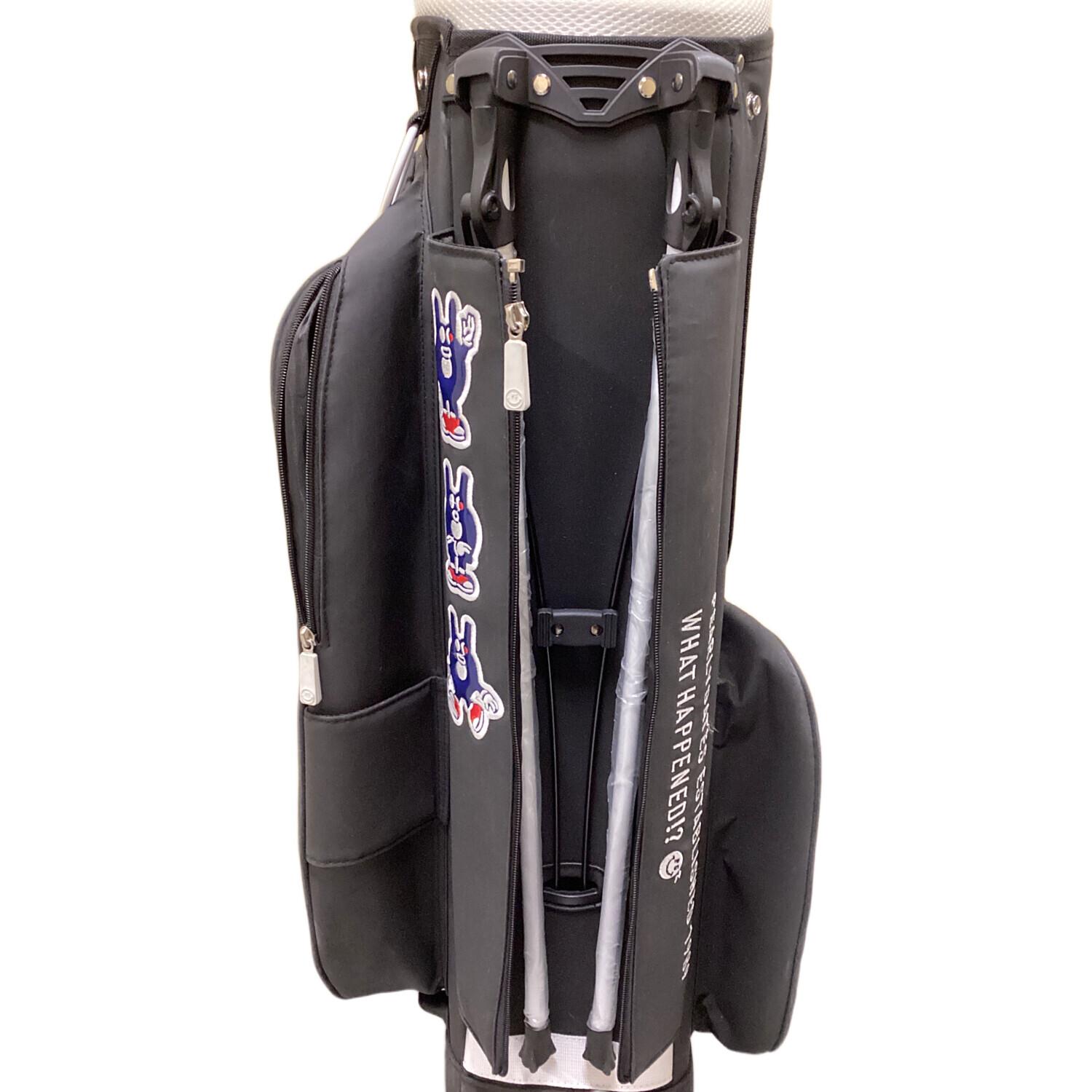 PEARLY GATES (パーリーゲイツ) キャディバッグ ブラック×ホワイト