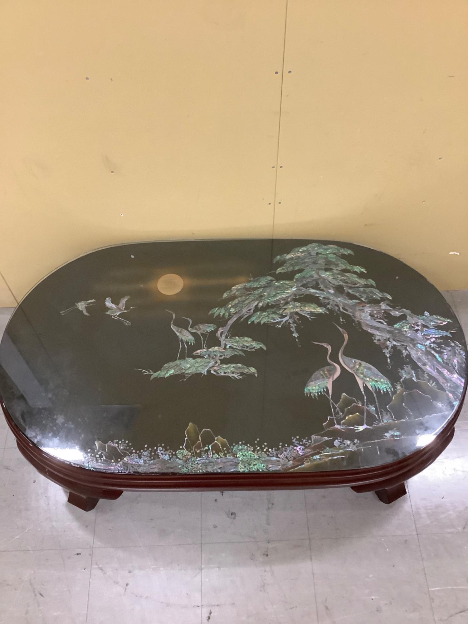 螺鈿細工 (ラデンザイク) 座卓 ブラウン｜トレファクONLINE