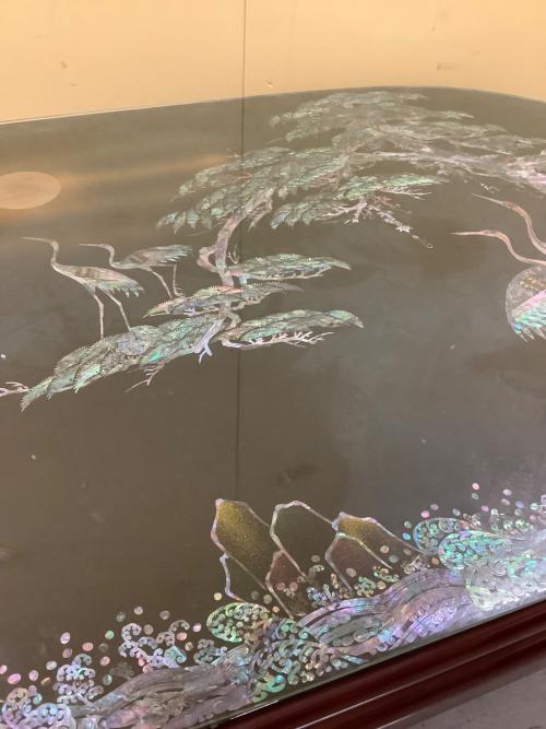 螺鈿細工 (ラデンザイク) 座卓 ブラウン｜トレファクONLINE