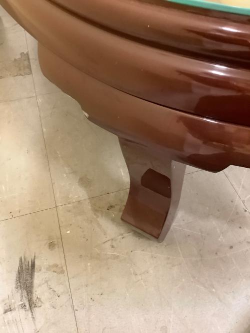 螺鈿細工 (ラデンザイク) 座卓 ブラウン