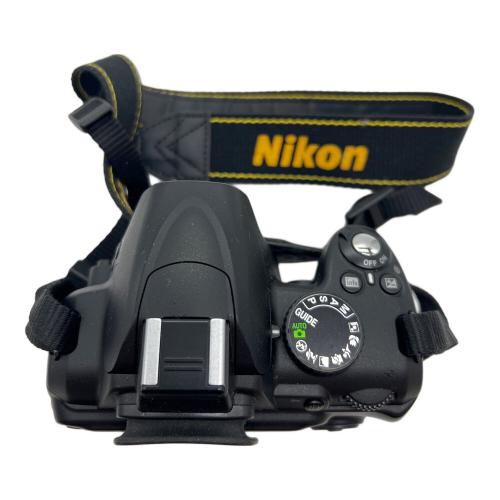 Nikon (ニコン) デジタル一眼レフカメラ D3000 1075万画素(総画素) 1020万画素(有効画素) APS-C 23.6mm×15.8mm CCD 専用電池 SDHCカード SDカード 2079899