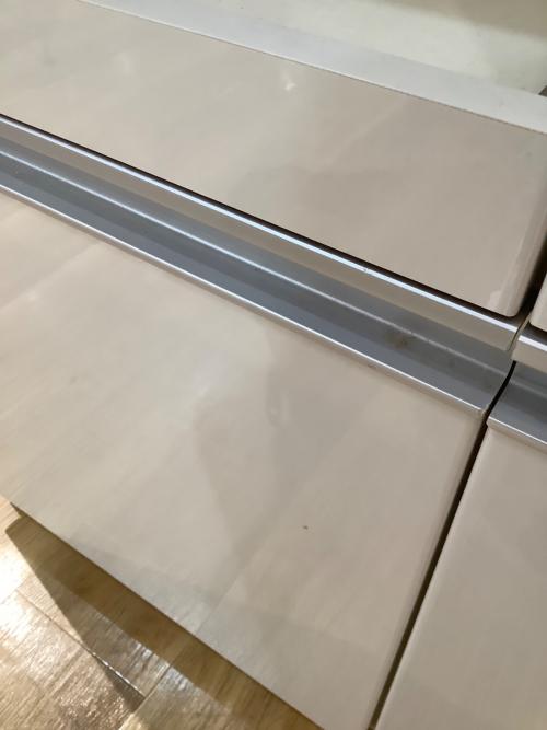 Pamouna (パモウナ) レンジボード ホワイト 299 スライド2枚扉 3段引き出し