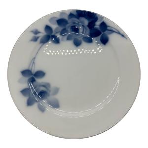 大倉陶園 (オオクラトウエン) ミート皿 ▲ ブルーローズ
