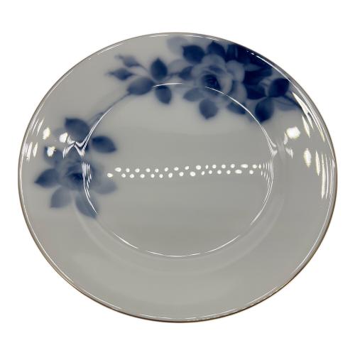 大倉陶園 (オオクラトウエン) フィッシュ皿 ▲ ブルーローズ8011A/2H 2Pセット
