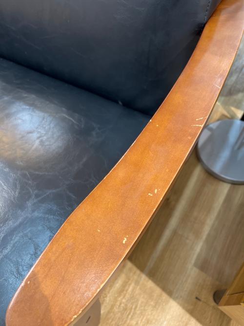 2人掛けソファー ブラック 192 合皮