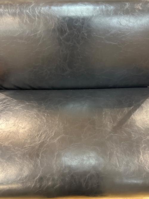 2人掛けソファー ブラック 192 合皮