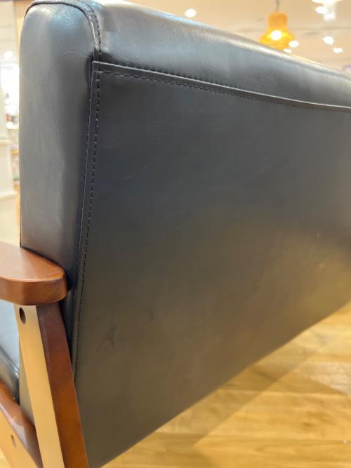 2人掛けソファー ブラック 192 合皮