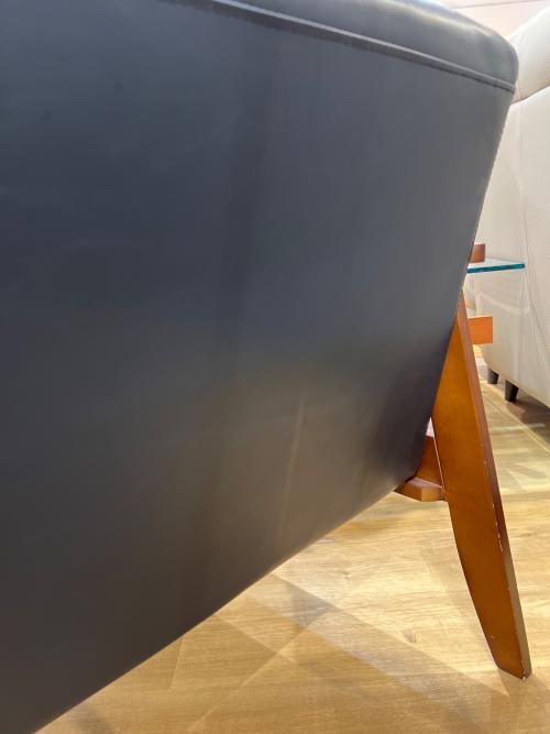 2人掛けソファー ブラック 192 合皮