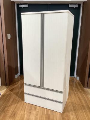 ニトリ ワードローブ ホワイト トラウト80