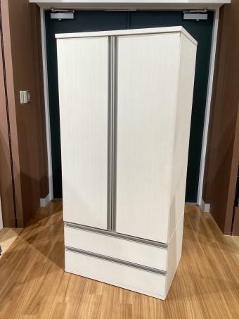 ニトリ ワードローブ ホワイト トラウト80