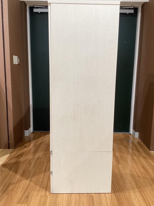 ニトリ ワードローブ ホワイト トラウト80