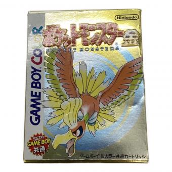 Nintendo (ニンテンドー) ポケットモンスター金 ゲームボーイカラー ー
