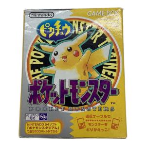 Nintendo (ニンテンドー) ポケットモンスター ピカチュウ ゲームソフト ー