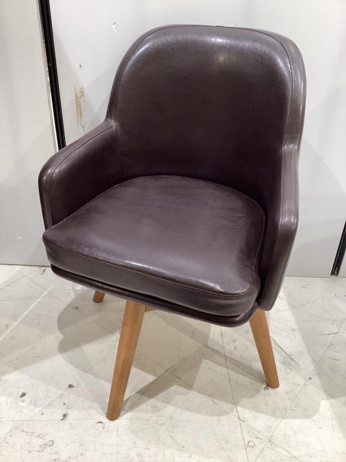 UNICO (ウニコ) ダイニングチェアー ブラウン PIIVO