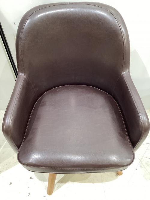 UNICO (ウニコ) ダイニングチェアー ブラウン PIIVO