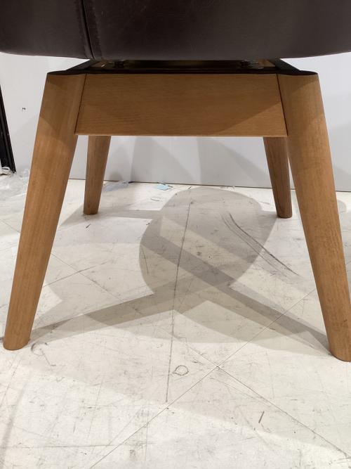 UNICO (ウニコ) ダイニングチェアー ブラウン PIIVO