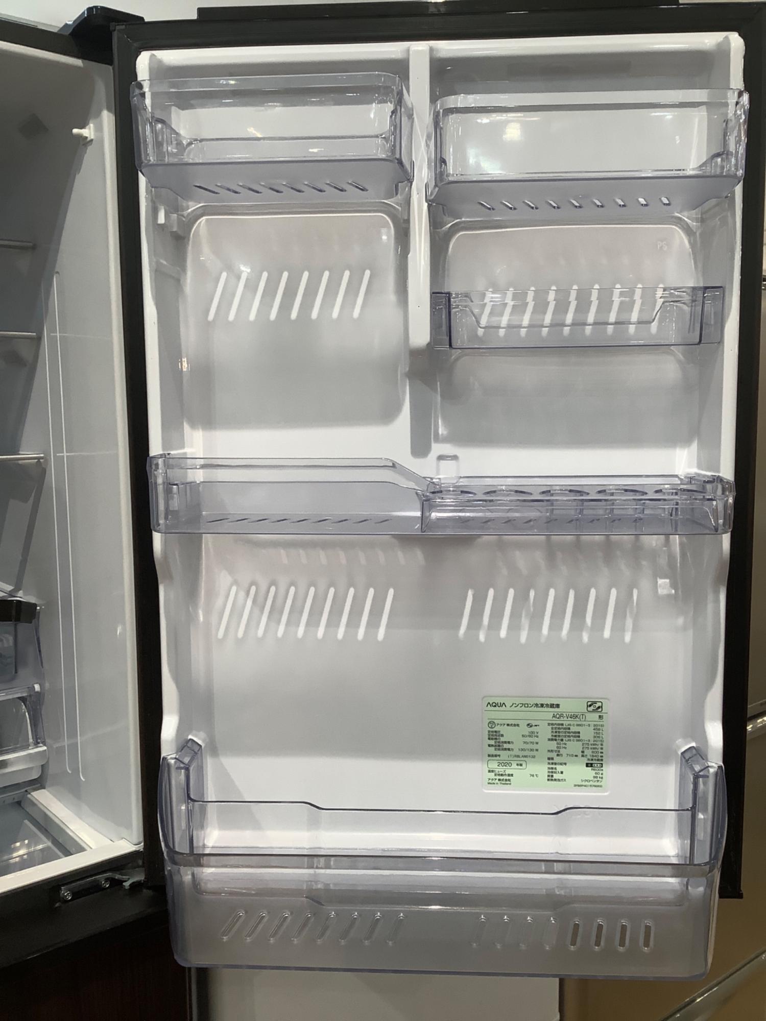 AQUA (アクア) 4ドア冷蔵庫 AQR-V46K 2020年製 458L｜トレファクONLINE