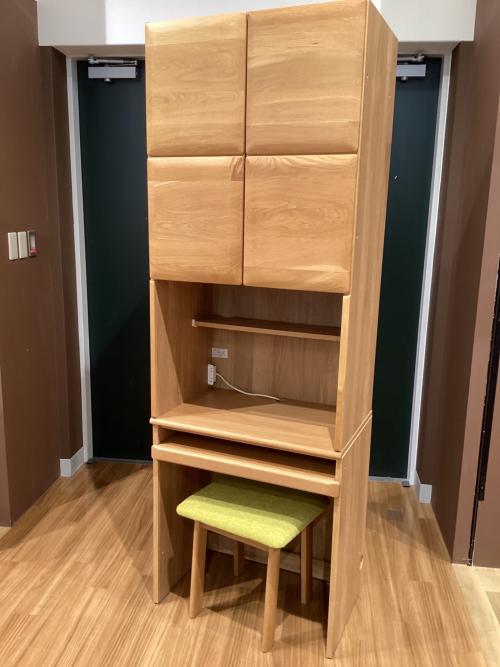 モリタインテリア デスクセット ナチュラル×グリーン nutty