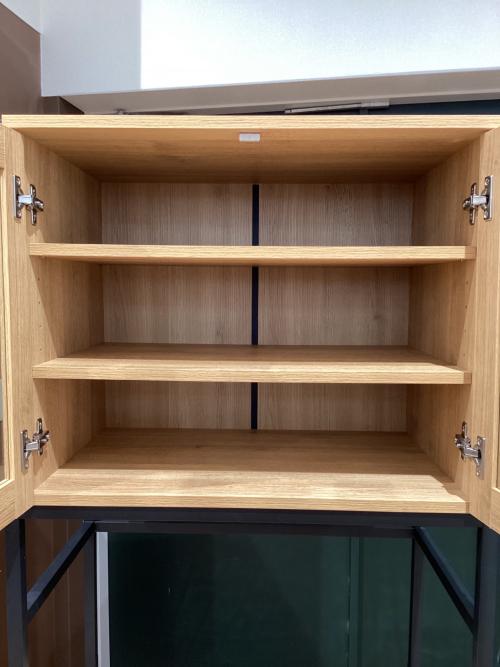 ゴミ箱上ラック 242 ナチュラル×ブラック