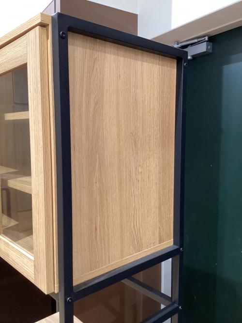 ゴミ箱上ラック 242 ナチュラル×ブラック