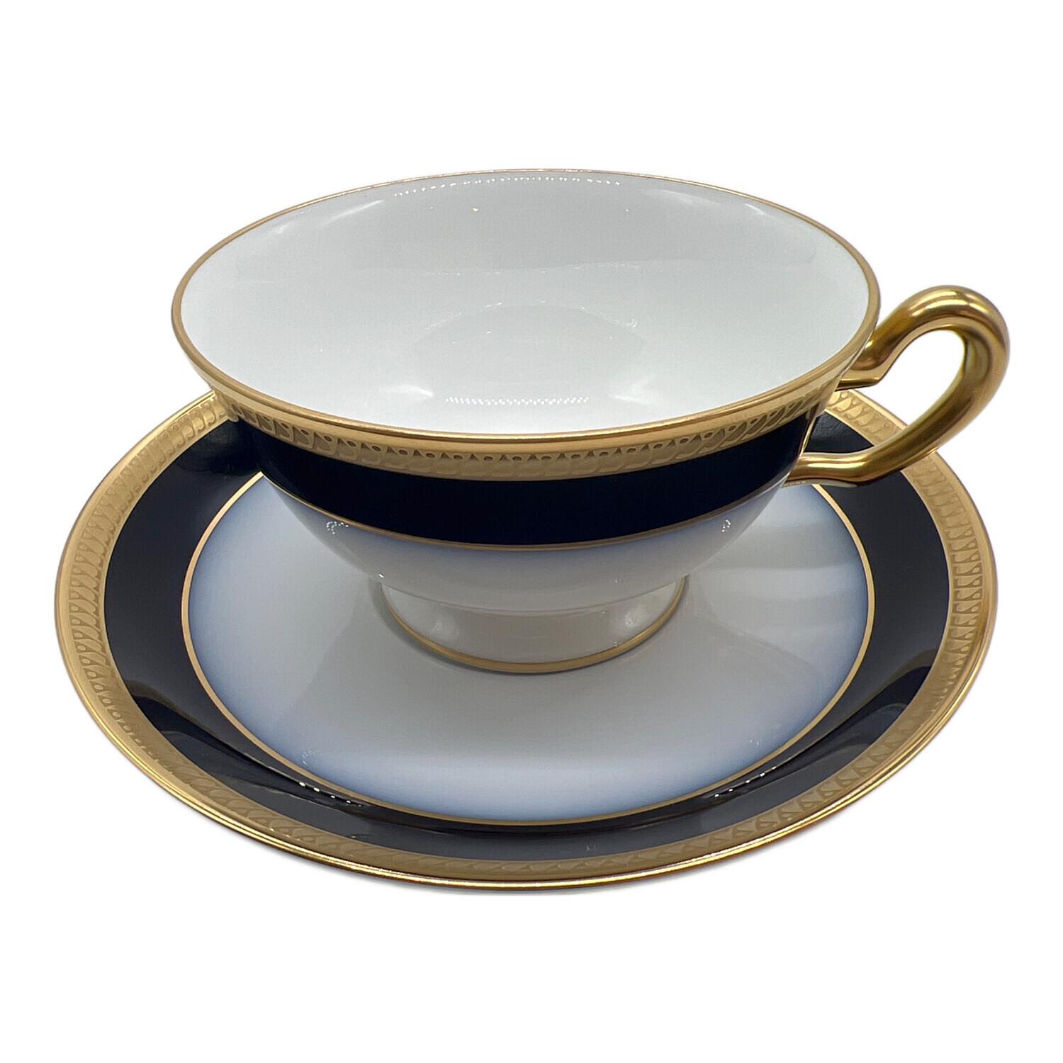 大倉陶園 (オオクラトウエン) ティー碗皿 瑠璃片葉金蝕｜トレファクONLINE