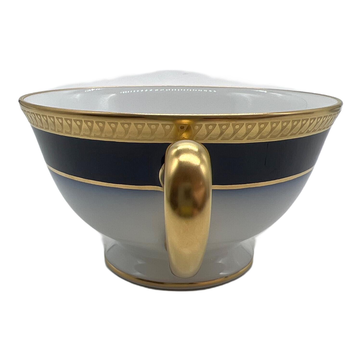 大倉陶園 (オオクラトウエン) ティー碗皿 瑠璃片葉金蝕｜トレファクONLINE