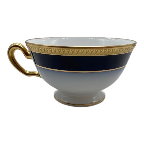 大倉陶園 (オオクラトウエン) ティー碗皿 瑠璃片葉金蝕